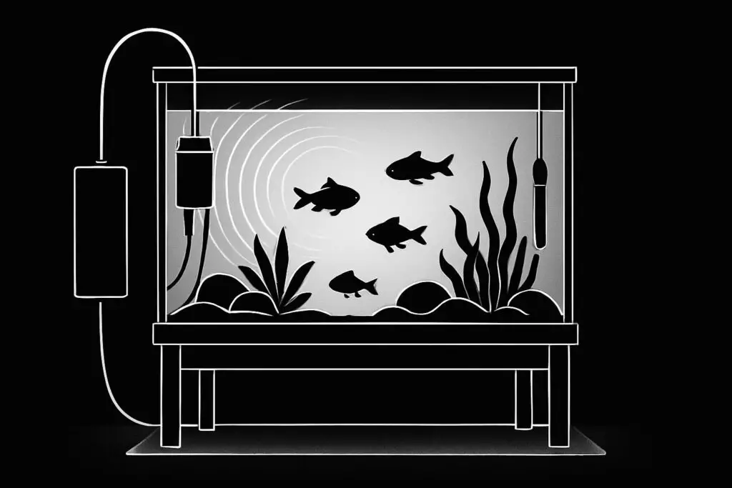 The Impact of Aquarium Noise and Vibrations on Fish Stress