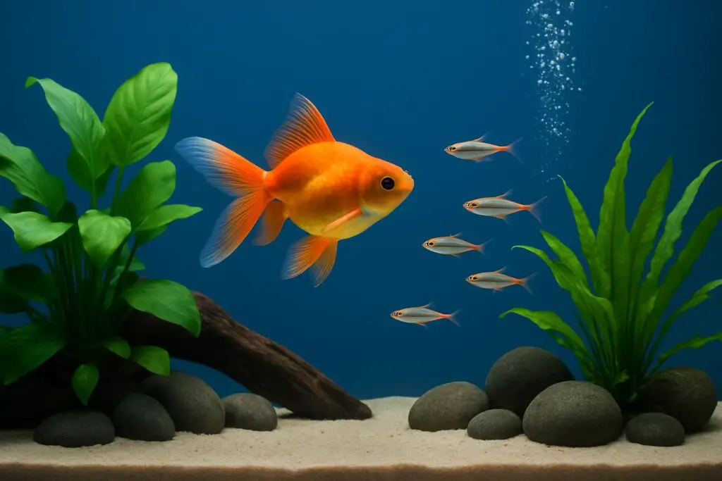 Can Goldfish Live with Tropical Fish? Risks and Requirements