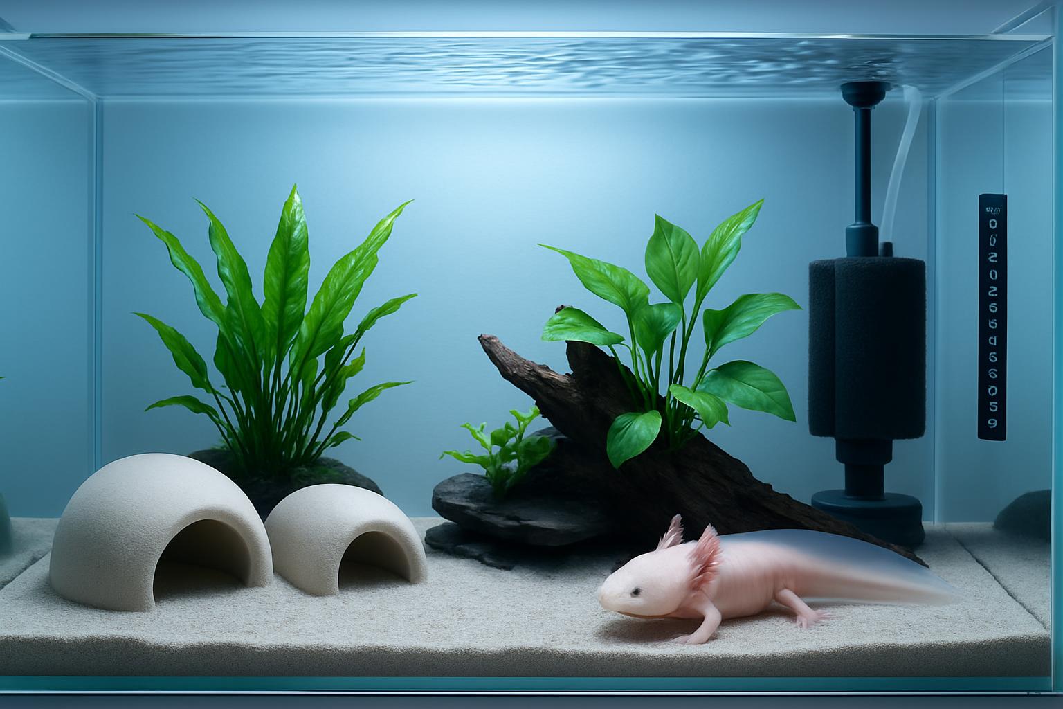 Axolotl Tank Setup Environment And Care Requirements For Fish Lovers