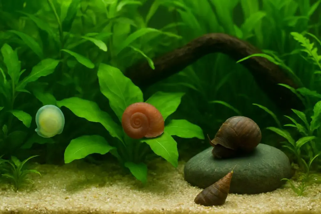 Identifying and Removing Pest Snails in Planted Tanks